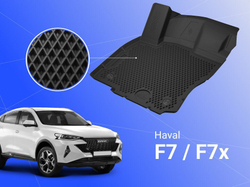 Коврики EVA 3D для Haval F7/F7X 2019+ Delform Premium EVS-2201