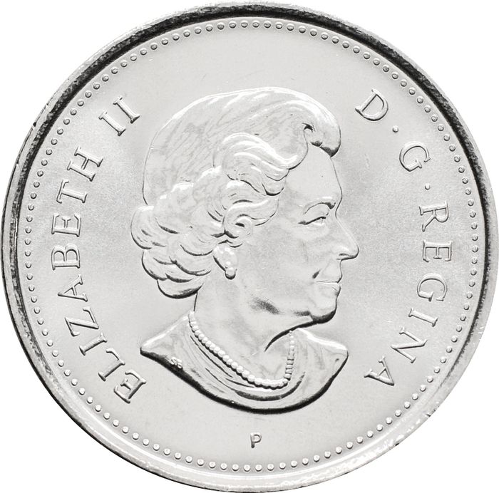 5 центов 2005 Канада «60 лет победе во Второй Мировой войне»