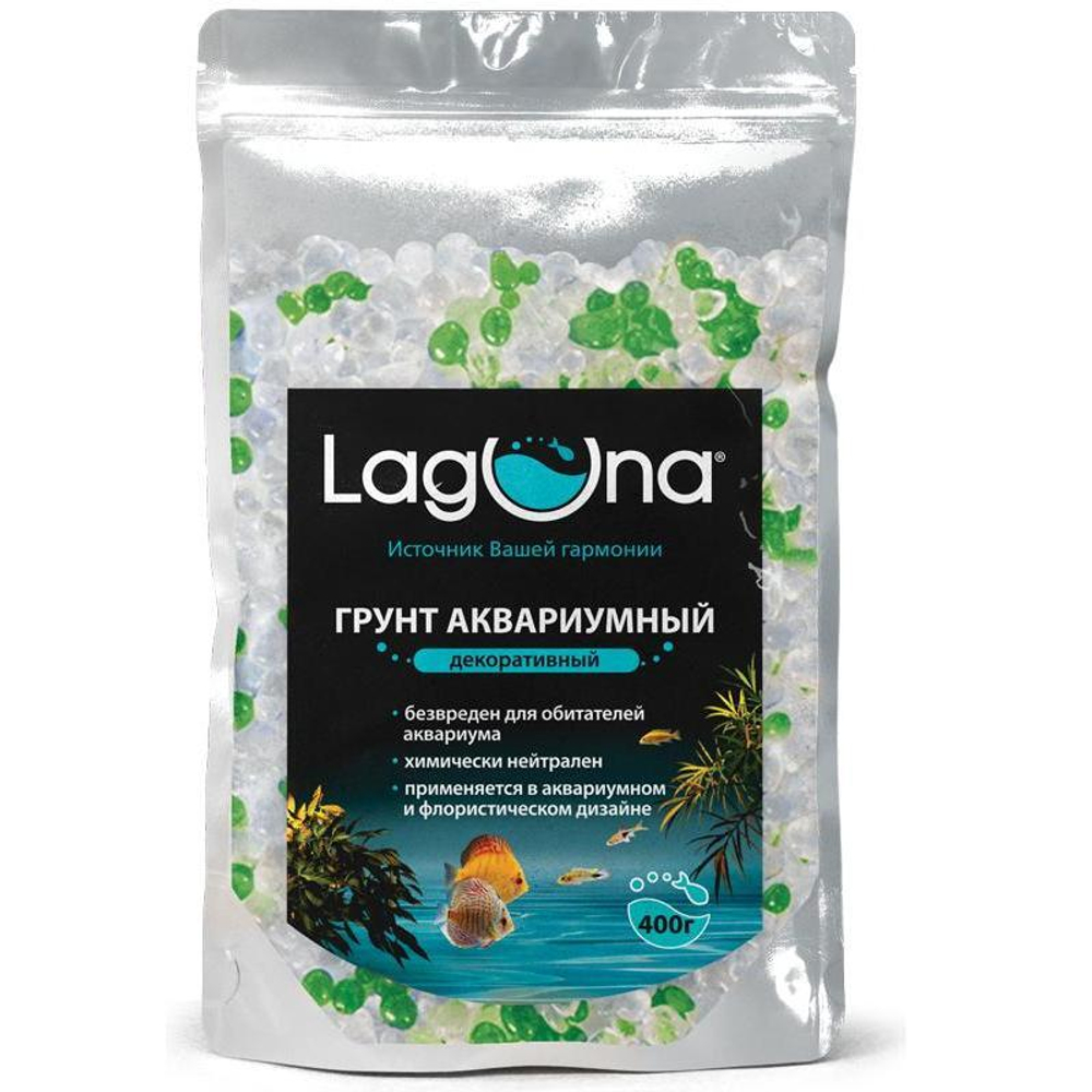 Грунт акриловый, белый/зеленый, 400г, Laguna