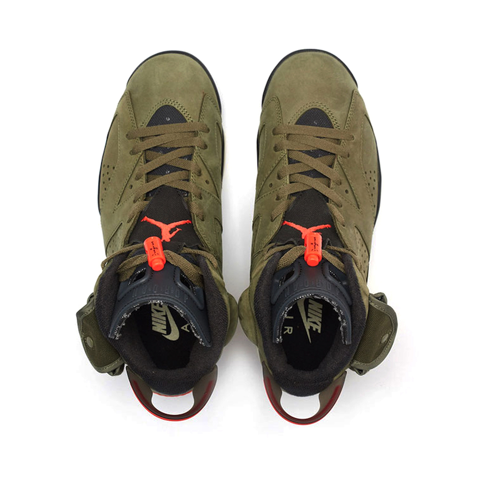 TRAVIS SCOTT X AIR JORDAN 6 RETRO "OLIVE"