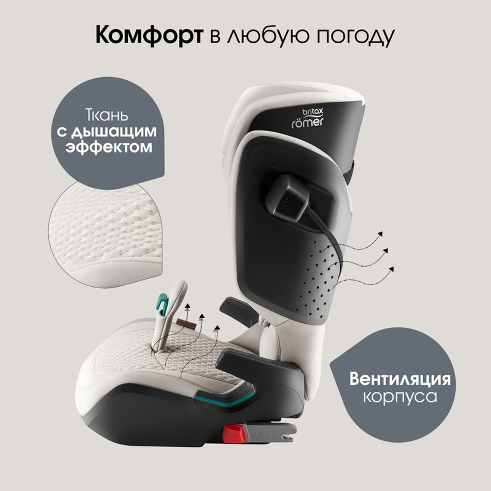 Детское автокресло Britax Roemer Kidfix PRO LUX Soft Taupe
