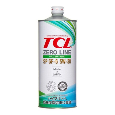TCL Масло моторное TCL Zero Line Fully Synth, Fuel Economy, SP, GF-6, 5W30, 1л