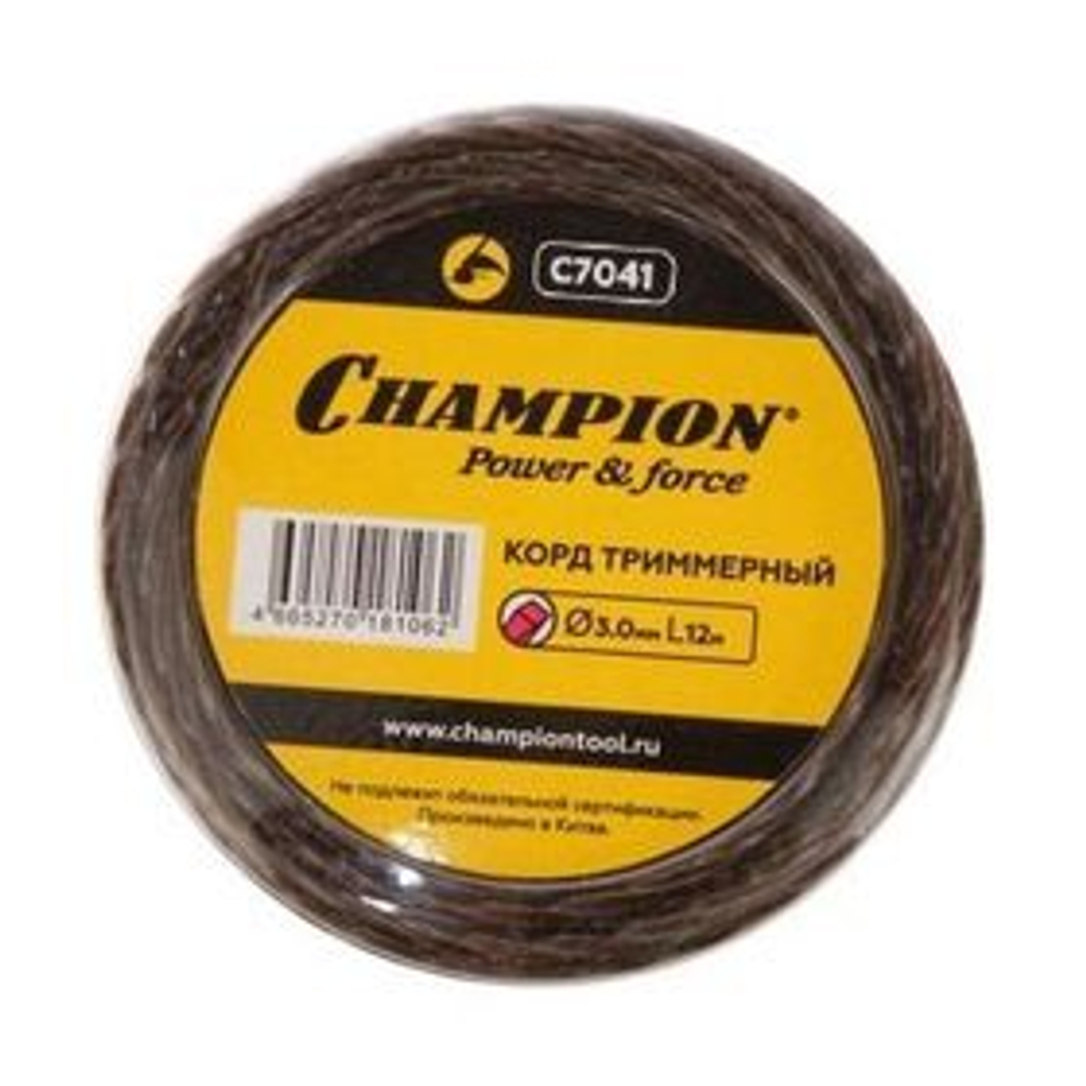 Леска CHAMPION Magic 3,0*12 м (витой квадрат)   C7041