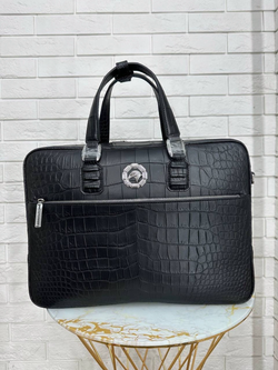 Портфель Stefano Ricci из кожи крокодила