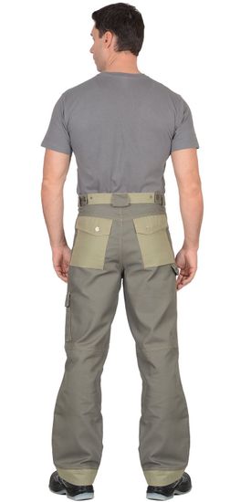 Брюки "Сириус-Вест-Ворк" (т.оливый/с.оливковый)