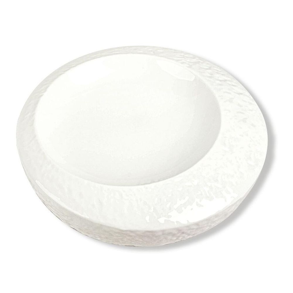 Блюдо для подачи d 20,5 см h8,8 см Organic белое фарфор P.L. Proff Cuisine [2]