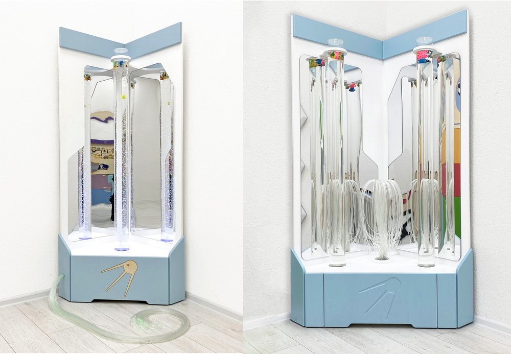 Угловая воздушно-пузырьковая колонна