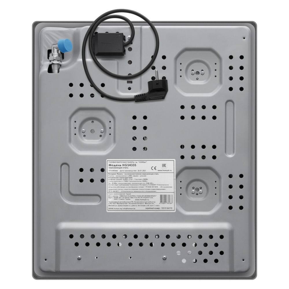 Газовая варочная панель HOMSair HGS433S фото 4