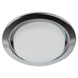 Встраиваемый светильник под лампу GX53 ЭРА KL35 CН /1 (к) Set 10 с термокольцом хром комплект 10 шт. | Встраиваемые светильники Для ламп GX53