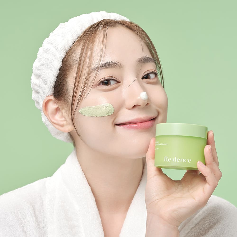 Re:dence Green Grape Gelato Pore Pack Cleanser очищающий гидрофильный бальзам-маска для лица с экстрактом зеленого винограда и зеленой глиной