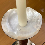 Подсвечник из бамбука 22 см