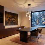 637067 Люстра CORINTO 30W LED 2530LM ЧЕРНЫЙ 3000K IP20