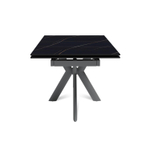 Стол раскладной Strong (160+40+40), керамика матовая Black Gold