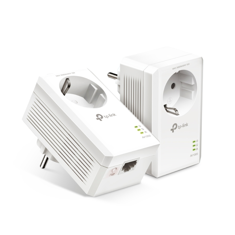 Адаптер Powerline TP-LINK TL-PA7017P KIT Gigabit Ethernet, 2 шт.