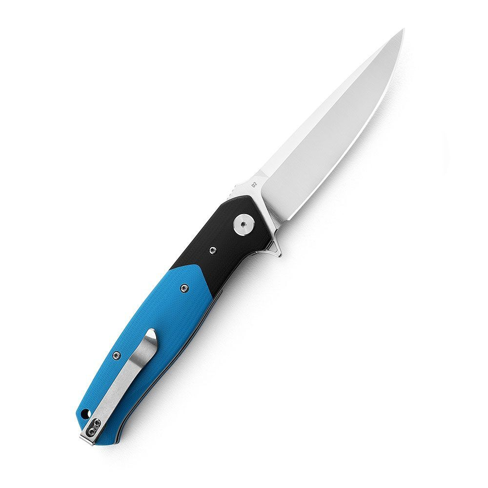 Нож складной Bestech Swordfish сталь D2, рукоять G10 черно-синяя