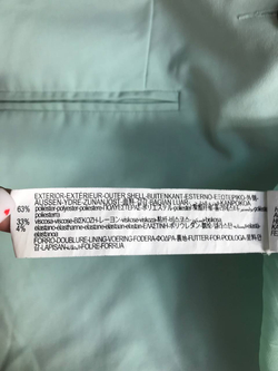 Жакет ZARA современного кроя, в мятном оттенке 42 размер