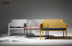 Подушка для дивана Net Bench темно-серая