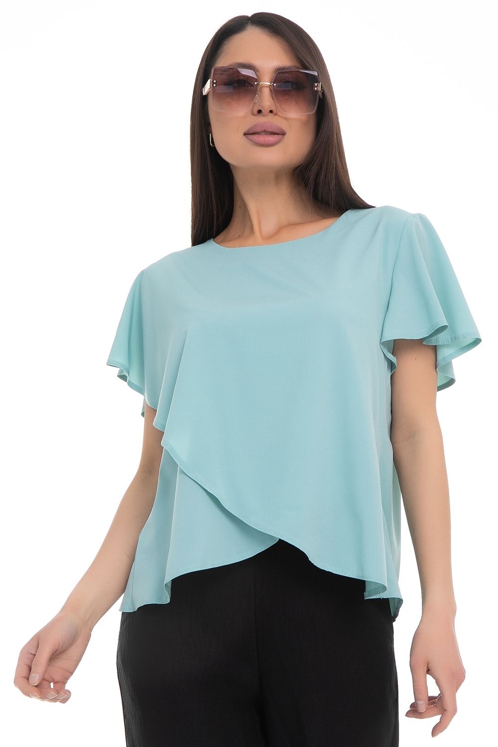 Блуза Яркое лето (бирюза) Diolche