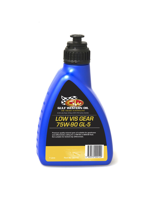 Масло трансмиссионное GULF 75W90 WESTERN ULTRA CLEAR GEAR OIL 1л