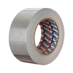 Алюминиевая лента Unibob, Фольгированный скотч, Повышенная прочность, 70 мкм, 50 мм * 40 м