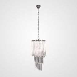 Подвесная Люстра Odeon Chandelier Glass Clear By Imperiumloft