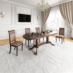 Стол классический деревянный DIVIO, цвет орех темный