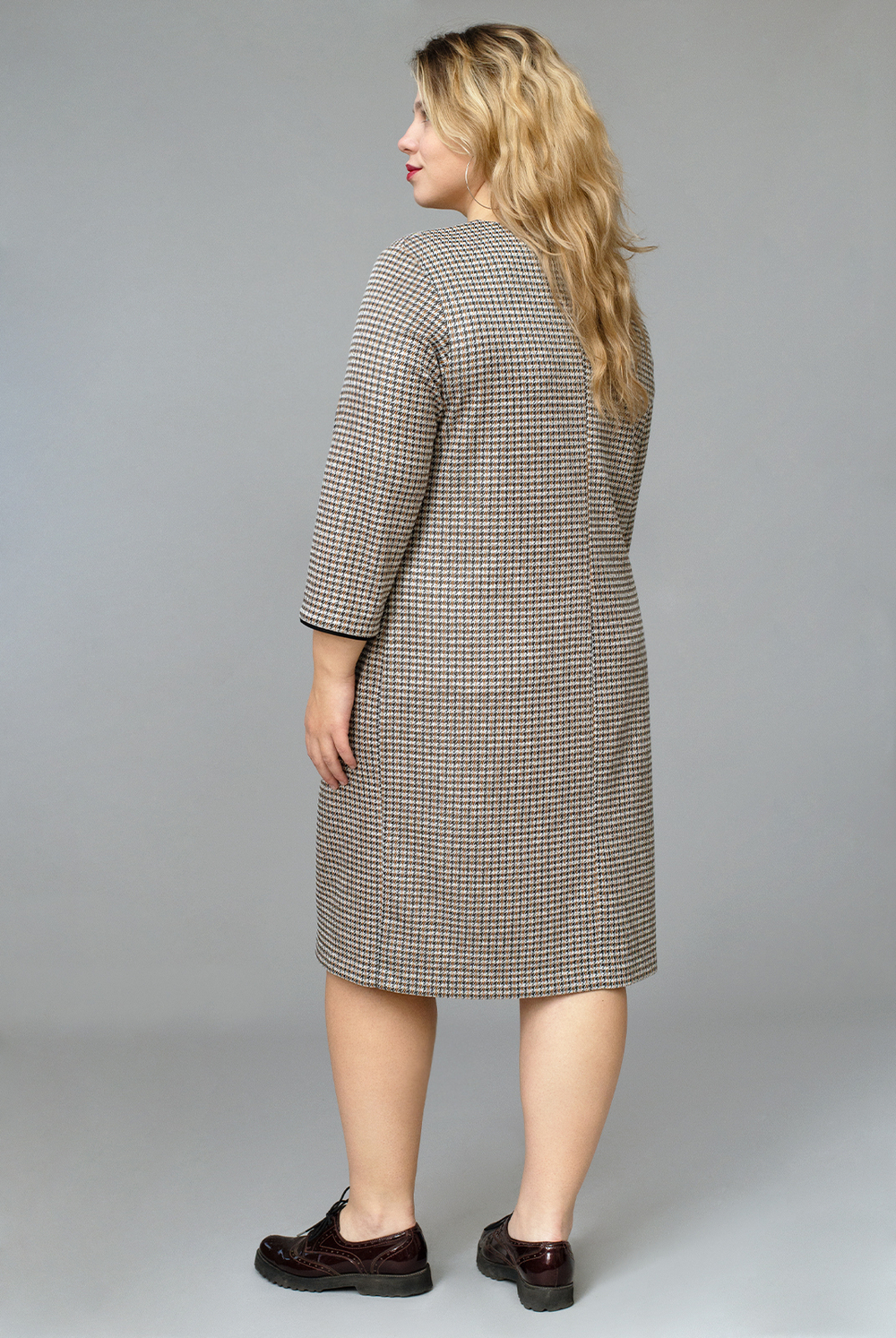 Платье женское 3829АП, гусин.лапка #225ГЛб053829АП