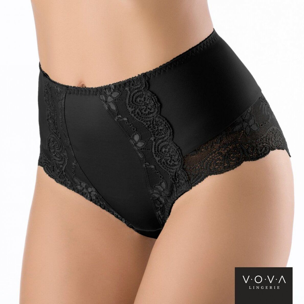 Высокие трусики-слипы Snejanna с кружевом (Размер: 48) (Цвет: красный)