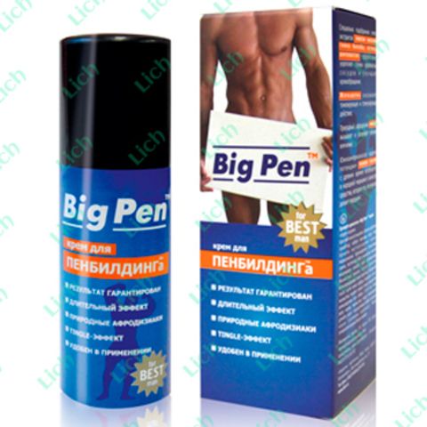 Крем для увеличения полового члена Big Pen 50 г.
