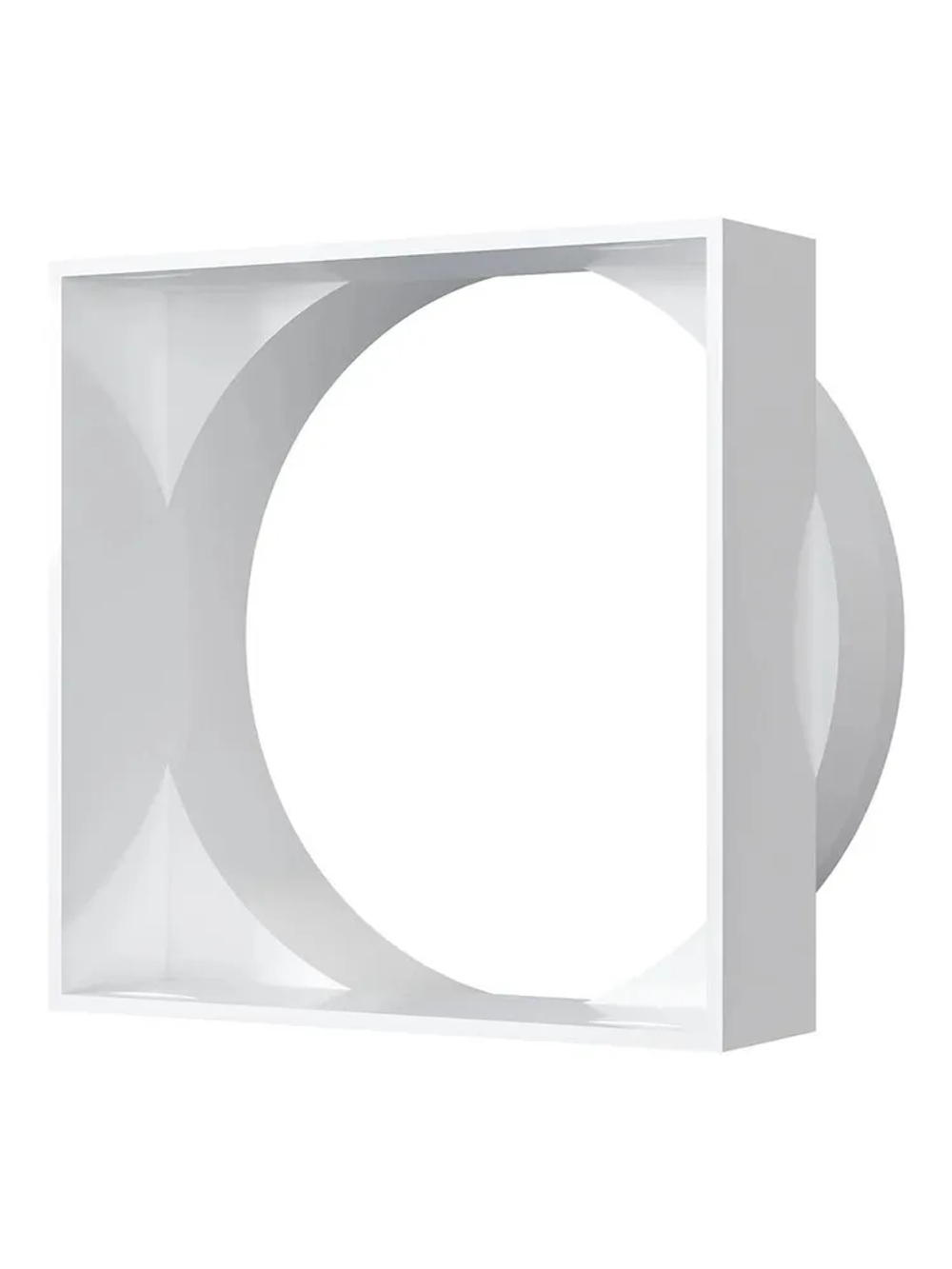 Переход с квадрата на круг  90*100 белый