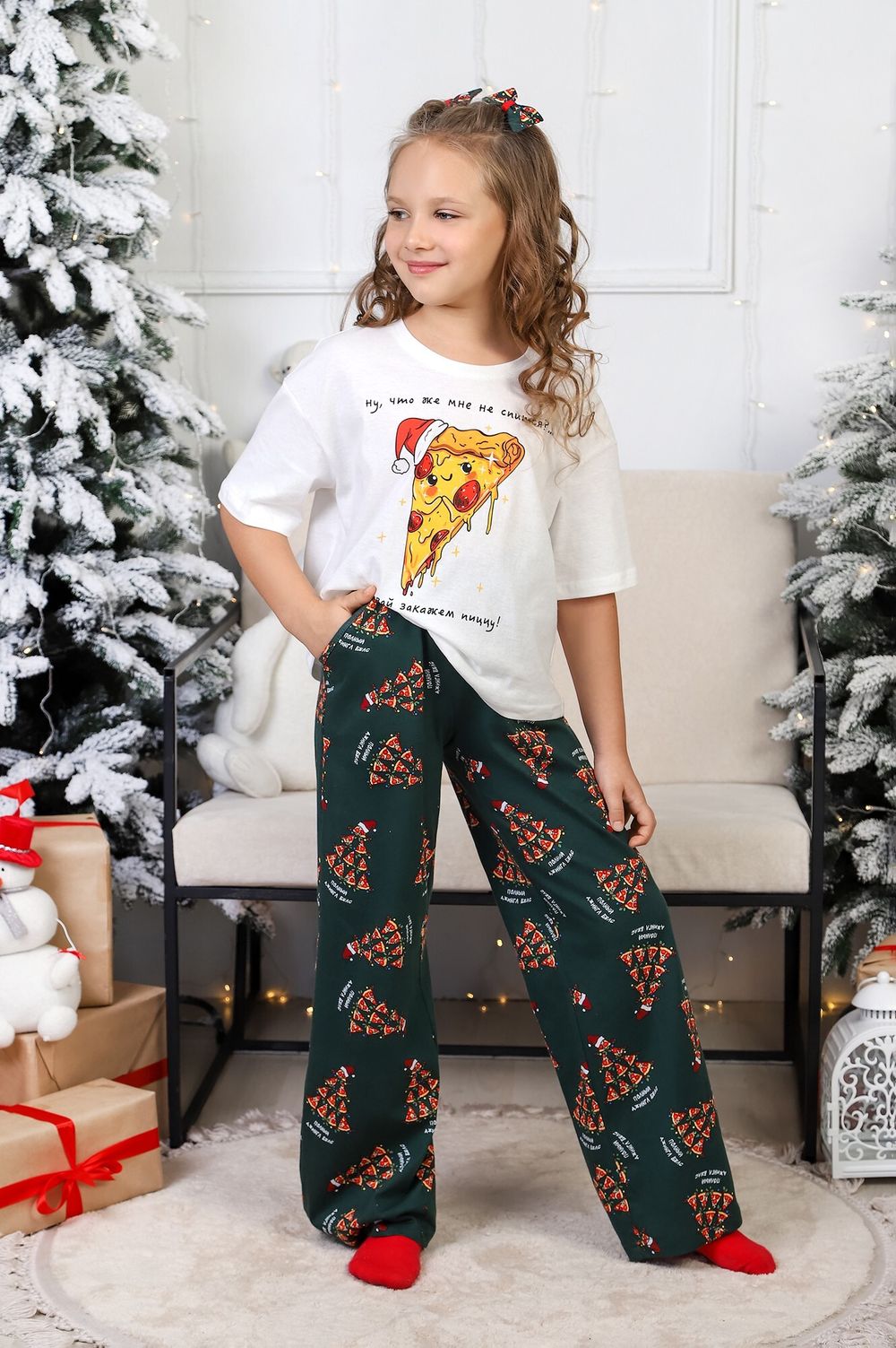 Костюм для девочки Пиццайоло-1 Виотекс МОЛОЧНЫЙ