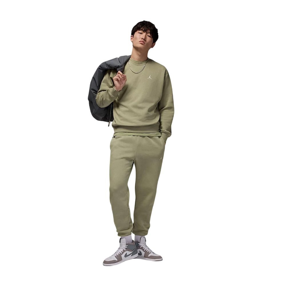 Баскетбольная толстовка Jordan Brooklyn Fleece Green Sweatshirt