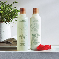 Aveda Rosemary Mint Purifying Shampoo - глубоко очищающий шампунь для блеска /   50  ml  / GTIN 018084998137