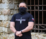 Футболка "Шип", черная 3XL
