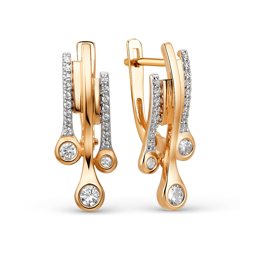 Серьги из золота 585 пробы
