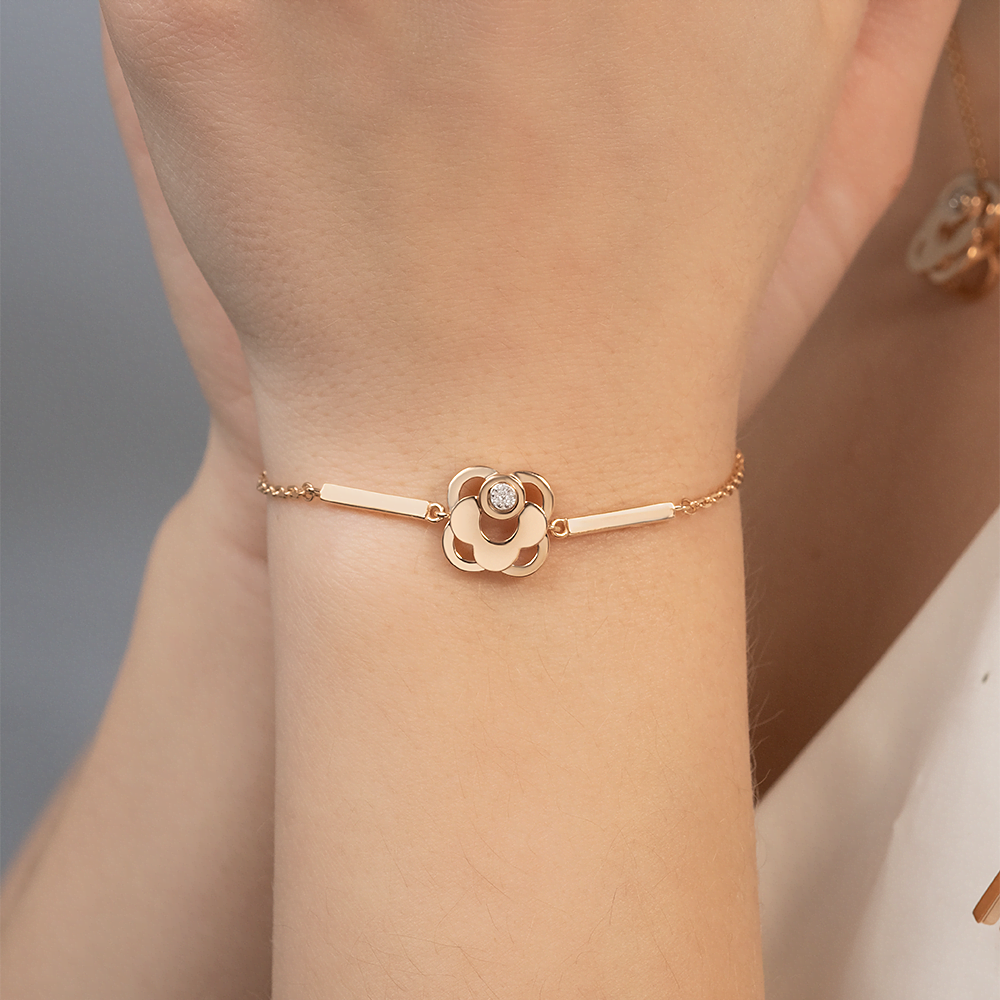 Браслет из комбинированного золота c бриллиантами Артикул: 05-0745-00-101-1111