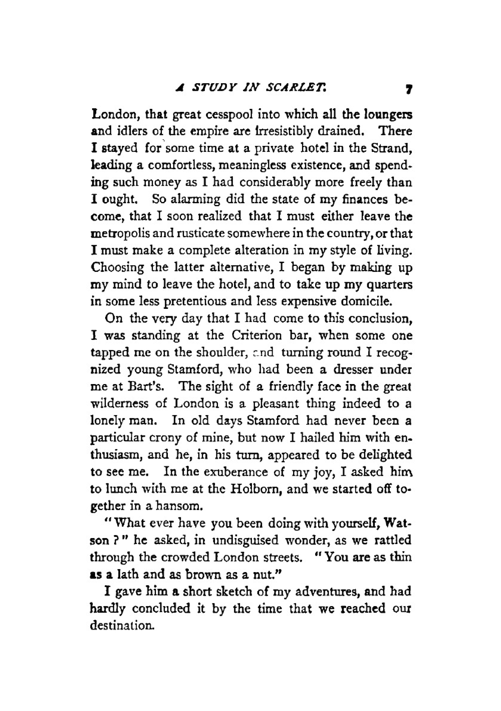 A study in scarlet; a novel | Doyle Arthur Conan