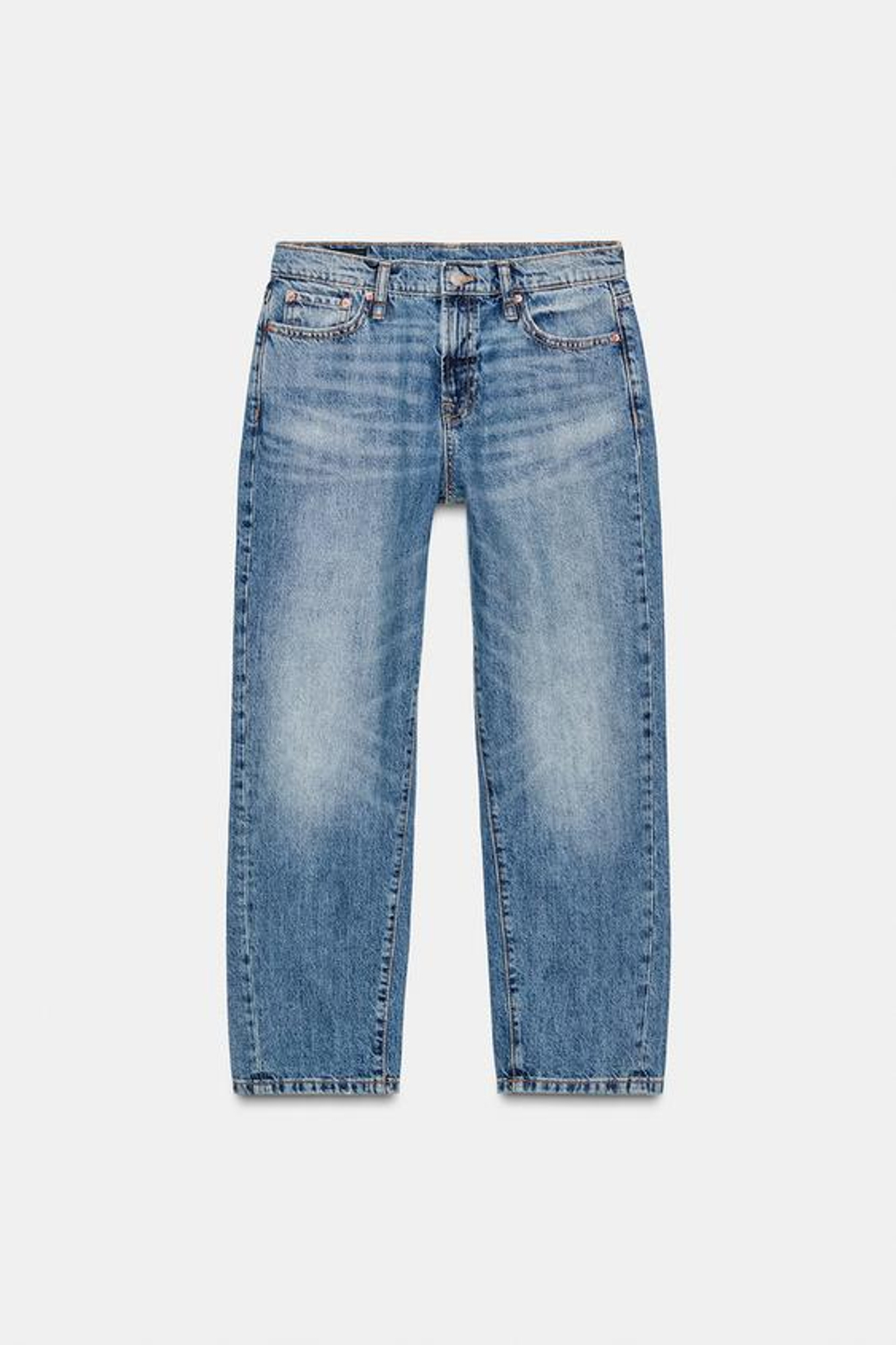Z1975 УКОРОЧЕННЫЕ ДЖИНСЫ С СРЕДНЕЙ ЛИНИЕЙ ТАЛИИ - ZARA