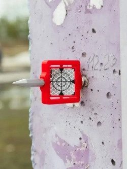 Марка геодезическая универсальная МГУ-40, отражатель, пленка 40*40 мм