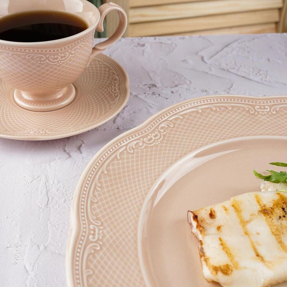 Тарелка d 30 см h3,5 см Aristocrat Peach Tea Noble [6]