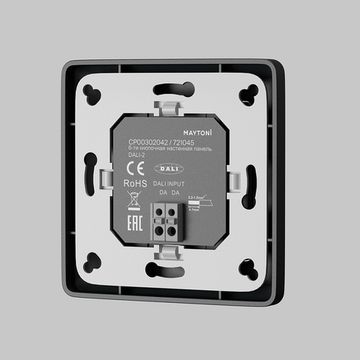 6-ти кнопочная настенная панель 721045 черный DALI Maytoni