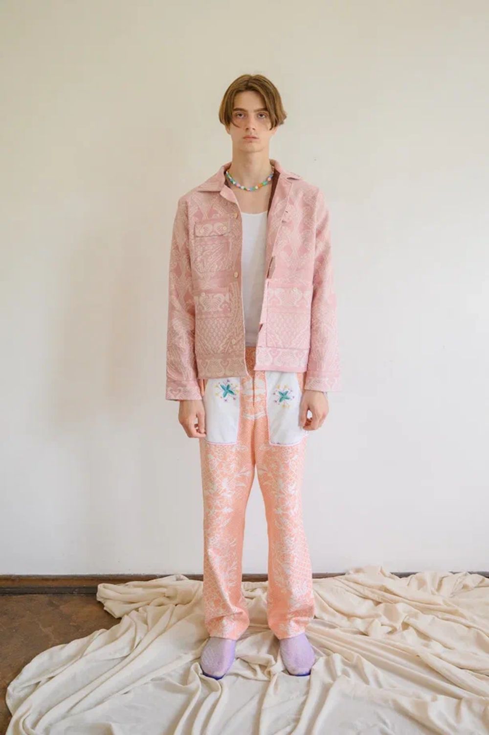 Куртка Soeurs пыльно-розовая