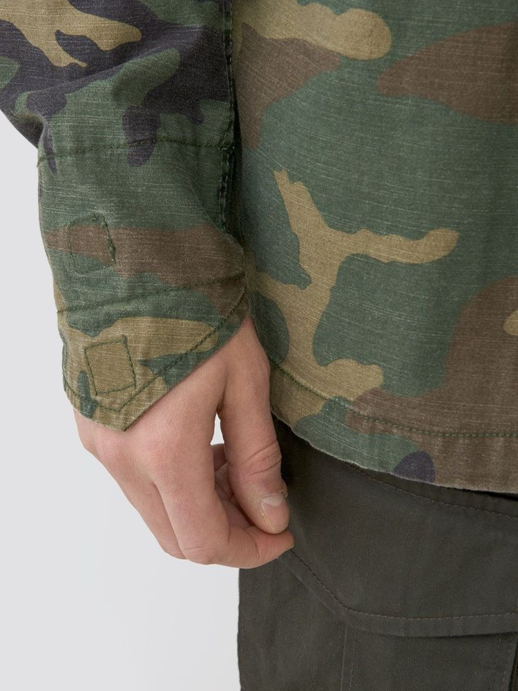 Куртка Alpha Industries M-65 Defender Woodland Camo (Камуфляжный)