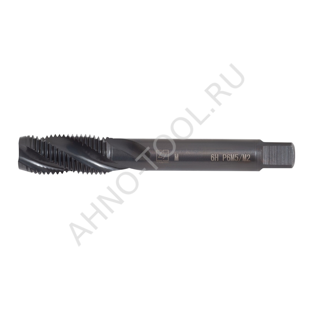 Метчик м/р М12х1,25 Р6М5/М2 ГОСТ 17933-72 BLACK OXIDE, с винтовой канавкой, ТОЧИНТЕХ