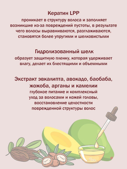La'dor Беcсульфатный шампунь для волос с кератином Keratin LPP Shampoo 150мл