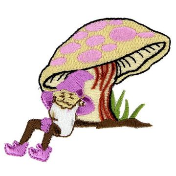Нашивка Гриб с гномом