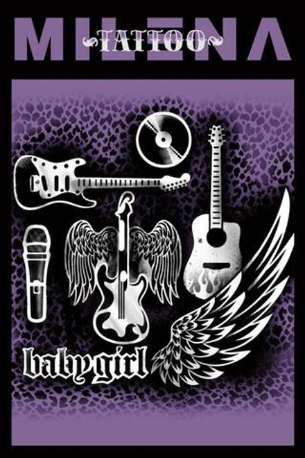 Трафарет для аэротату Milena 02