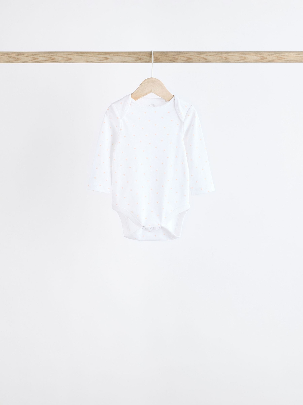 Боди с длинным рукавом для малышей Next K79-893, 7 шт., Белый