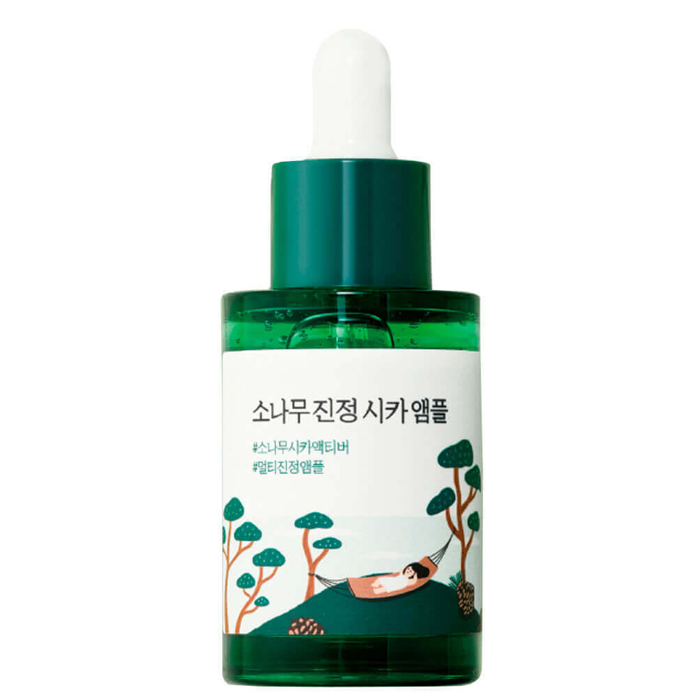 Сыворотка с экстрактами сосны и центеллы для проблемной кожи Round Lab Pine Calming Cica Ampoule, 30 мл
