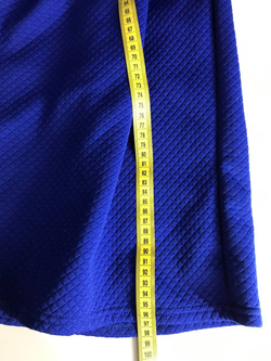 Платье в глубоком синем оттенке, визуально 44/46 размер